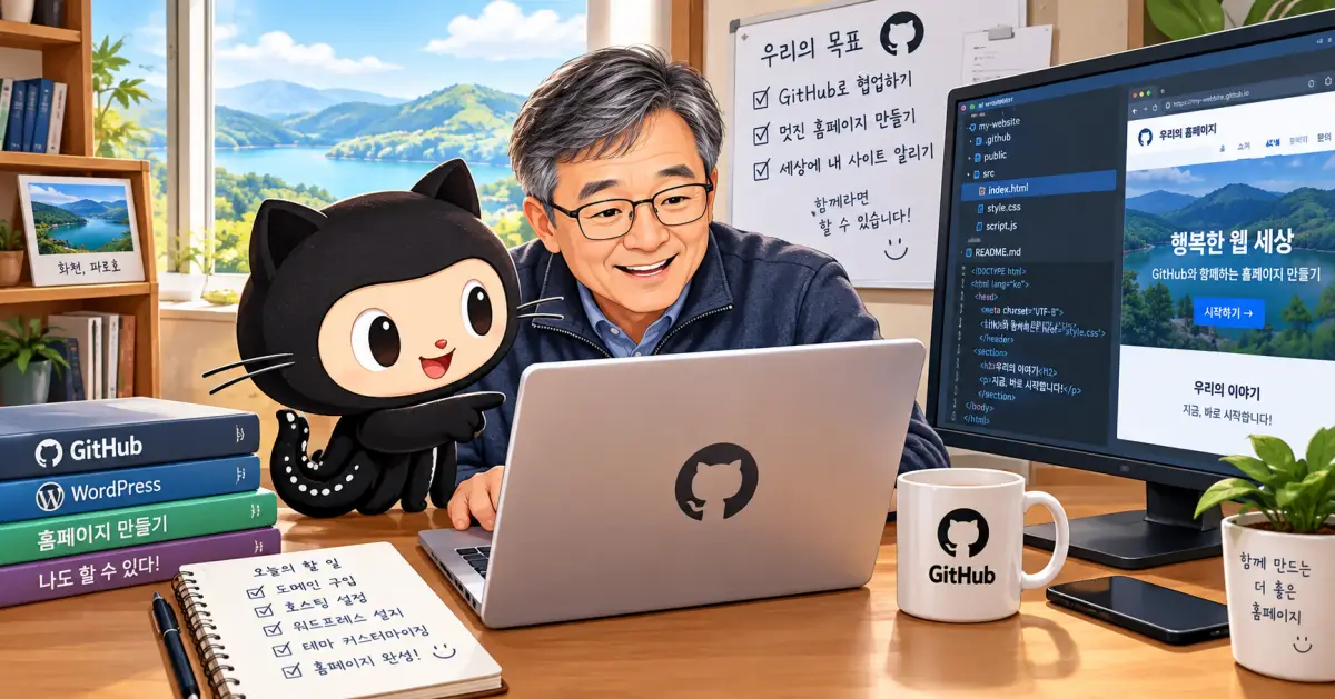 깃허브와 홈페이지 만들기